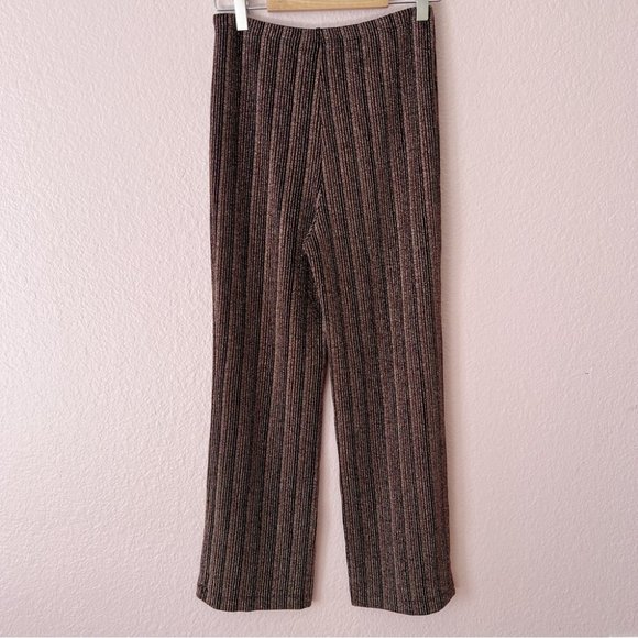 Reformation Womens Alix Pant Retro Flared Leg Small Black Rose Gold 90s Style - Picture 5 of 12